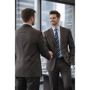 Nautica Mens Brown Stretch Modern fit‎ Suit Jacket Blazer 42 R